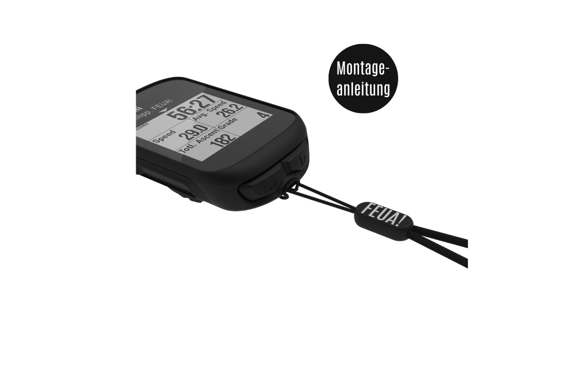 Montageanleitung Fahrrad Computer Befestigungsschleife Garmin (Bike Computer Safety Strap Garmin)